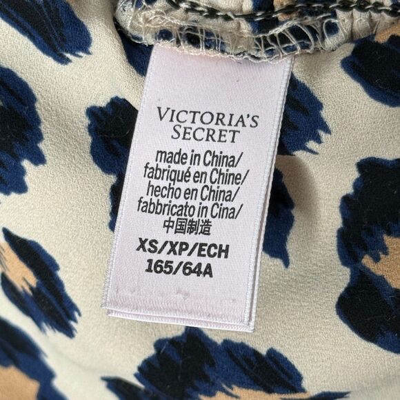 Victoria's Secret Womens Harem Pants XS‎ Tan Cheetah Print Sheer Lounge Jogger - Picture 3 of 11